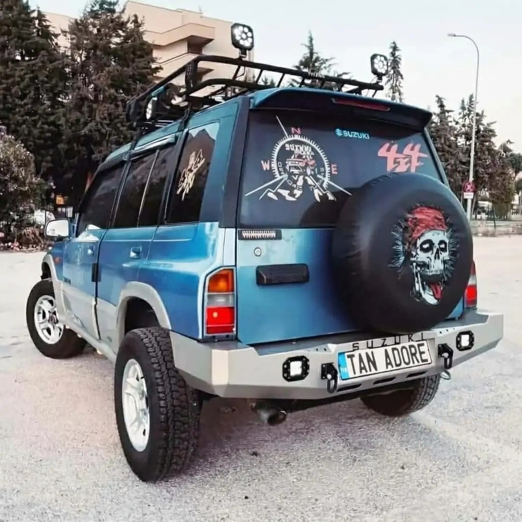 Skull Spare Wheel Tire Cover